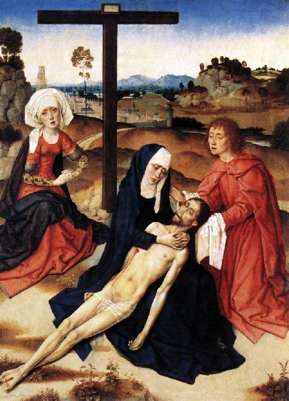 BOUTS, Dieric the Elder The Lamentation of Christ fg France oil painting art